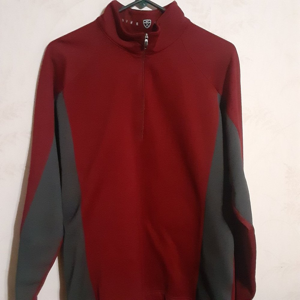 Men's Nike Golf Nike Fit Dry 1/4 Zip Fleece Pullover in Size L